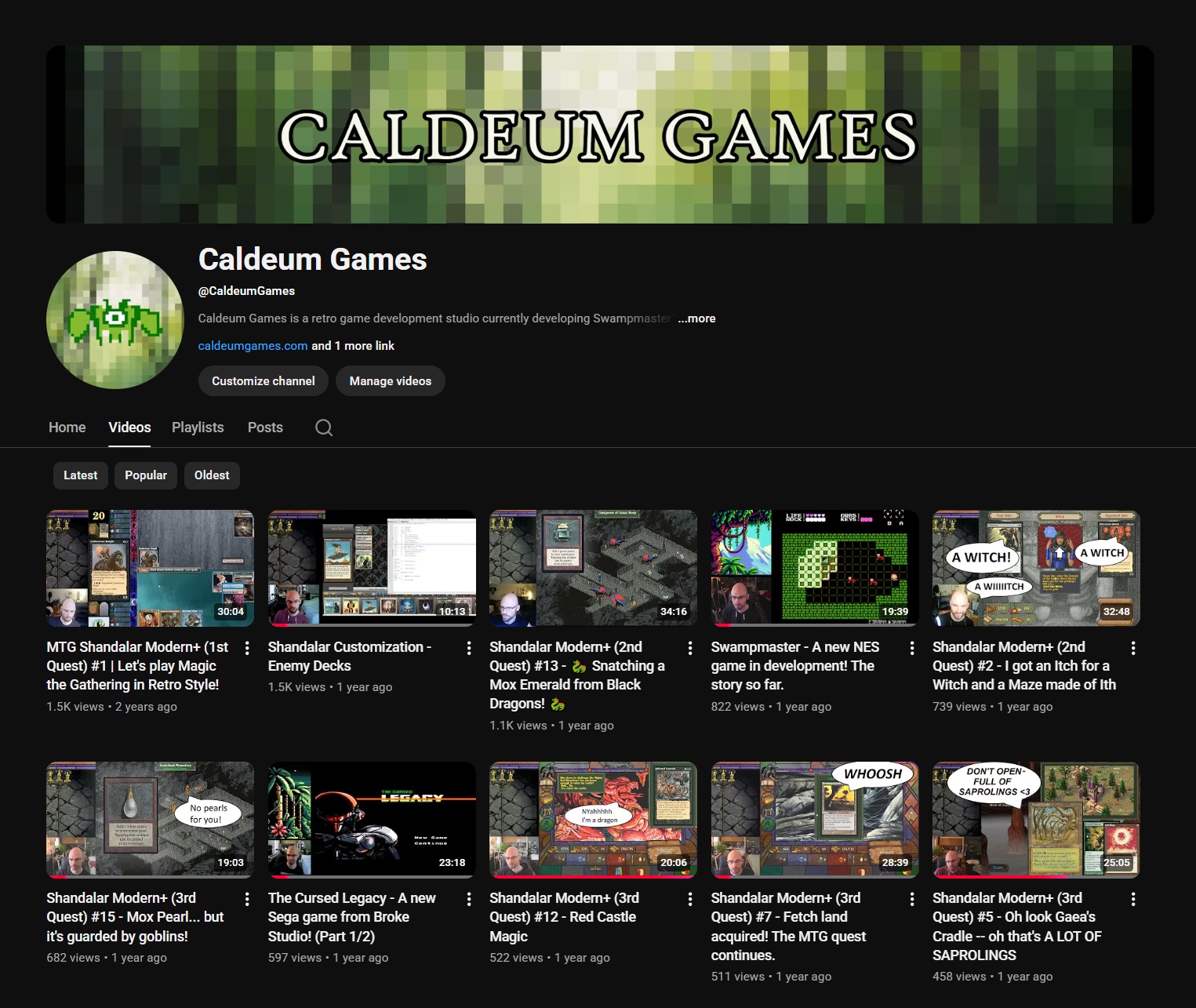 YouTube Retro Gaming Series